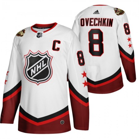 Washington Capitals Dresy Alex Ovechkin 8 2022 NHL All-Star Bílý Authentic - Pánské